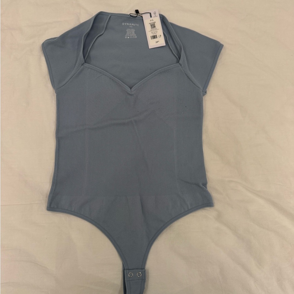 Dynamite Blue bodysuit